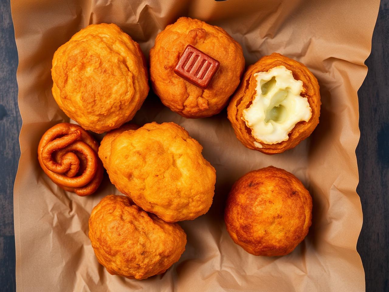Fritti napoletani: crocchè, frittatine, montanarine